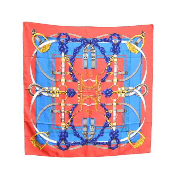 Auth Hermes Carre 90 Scarf Silk #43811H25B - Picture 1 of 13